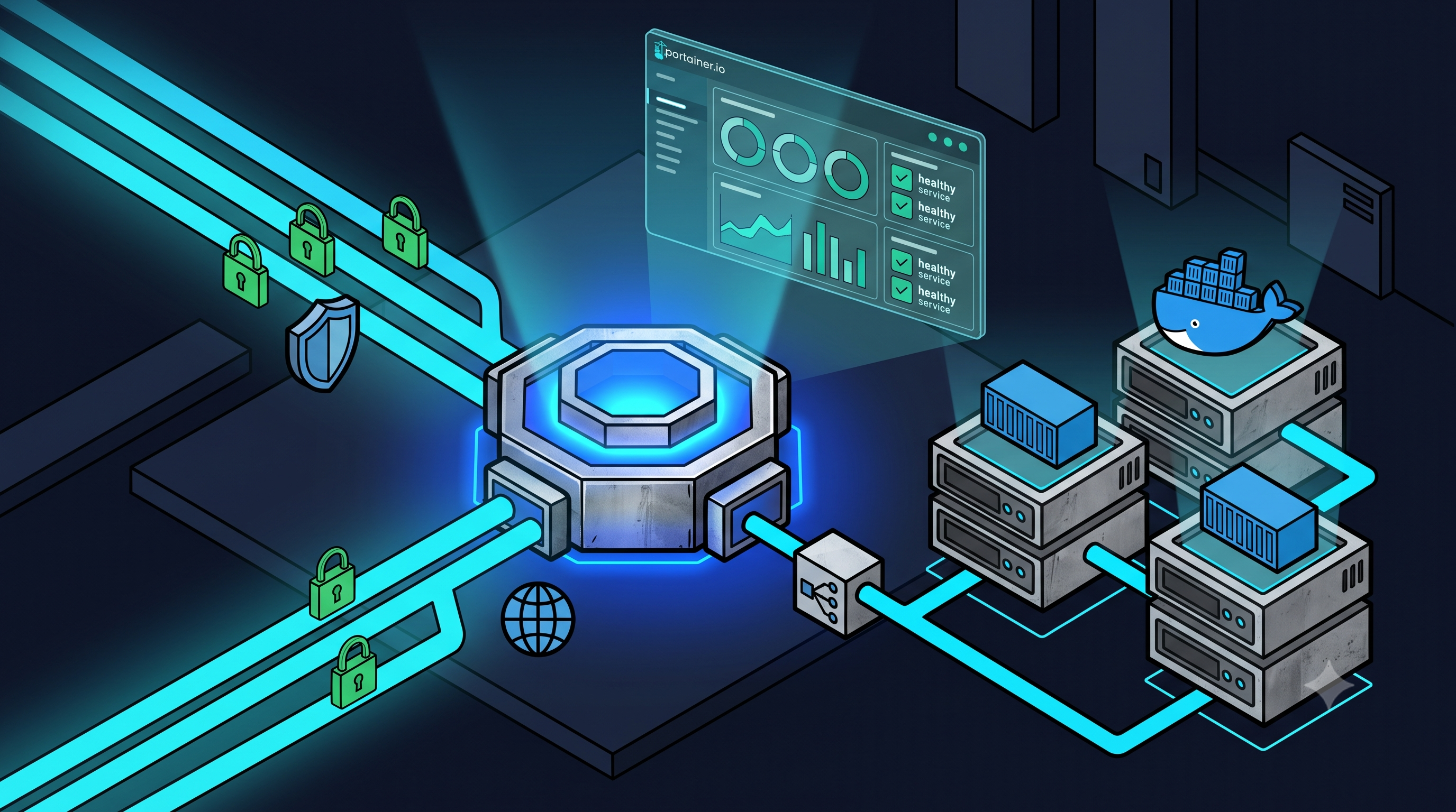Como Construir uma Infraestrutura Simples e Segura com Traefik, Docker Swarm e Portainer